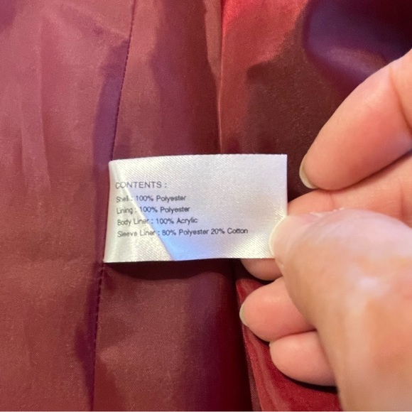 GALLERY WOMAN 1X A-LINE SWING COAT W/DETACHABLE LINING,  DROP SLEEVE, EX. COND. - Picture 13 of 14